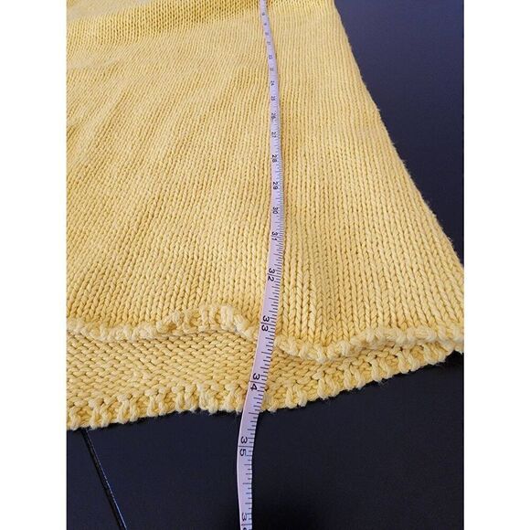 Zara bright yellow knit mini sweater dress size small - Picture 6 of 7